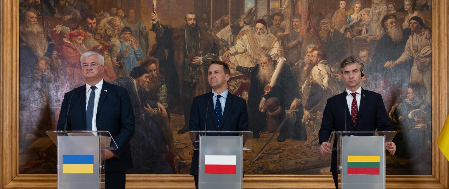 Meeting of the foreign ministers of Poland, Ukraine, and Lithuania was held in Lublin.